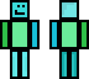 cyan green boi