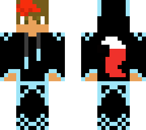 cyan werewolf red fur