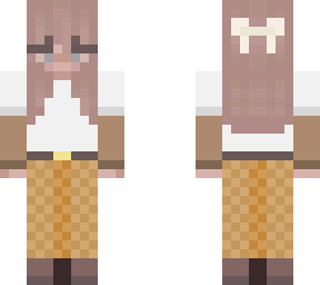 girl with checked pants