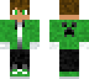 green creeper hoodie