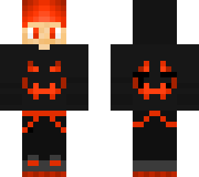 haloween red boy skin