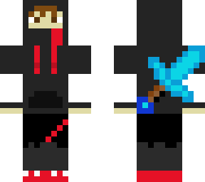 iconic skin with diamond sword on his back