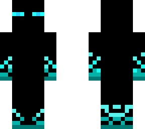 my awesome cyan enderman!