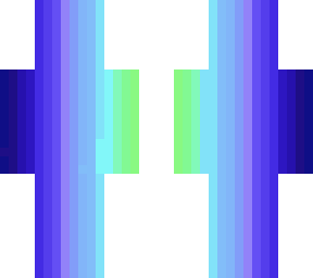 ombre blue and green