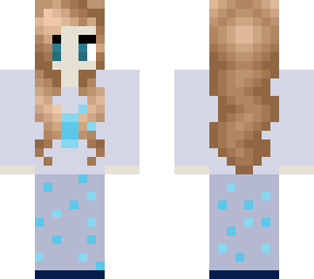 pajama blond girl