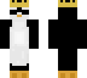 penguin w crown and sunglasses