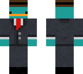 perry the platypus with jschlatt suit