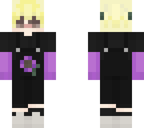 purple blonde hair boy