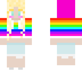 rainbow girl