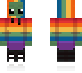 rainbow hoodie pepe v1