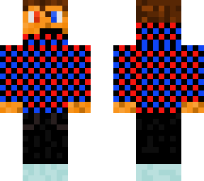 red and blue