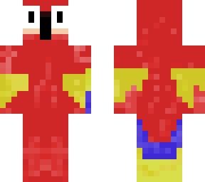red parrot skin