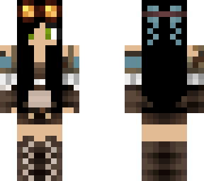steampunk black hair