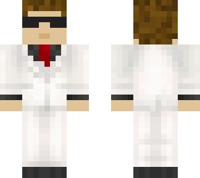 suit and tie (my skin)