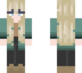 teal cardigan
