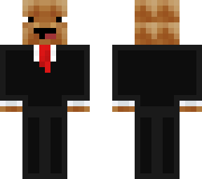 waffle in a suit