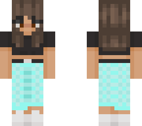 (edit) blue gingham pants w/brown hair