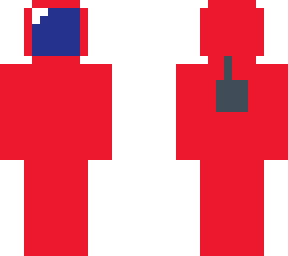 among us crewmate (red)