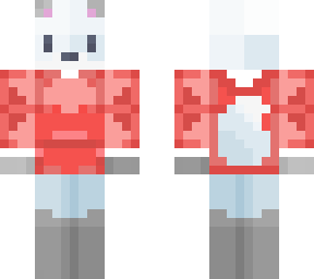 arctic fox by fluffing flush (with a hoodie)