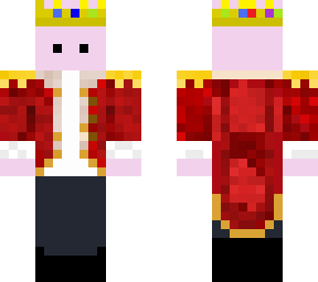 axolot in crown in robe