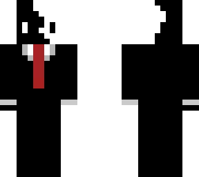 black and white corrupt suit.