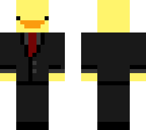 black suit fancy duck