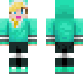 blonde hoodie girl