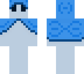 blue caped thing