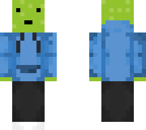 blue coat space frog