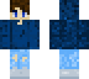 blue eboy with hoodie
