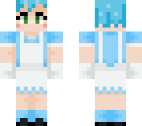 blue maid outfit | Minecraft Skin