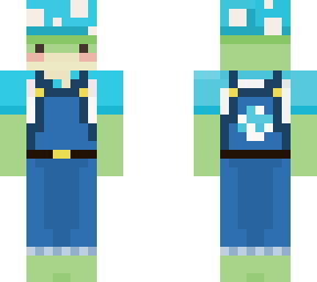 blue mushroom