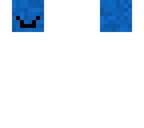 blue smile head
