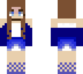 blue study girl