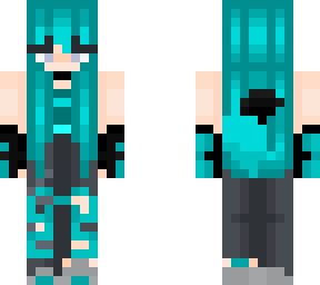 cool aqua girl