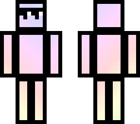 cool glowing man