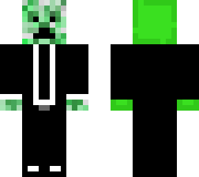 creeper-slime in a suit