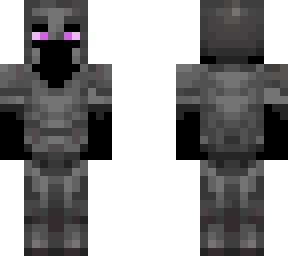 enderman in netherite to scare people