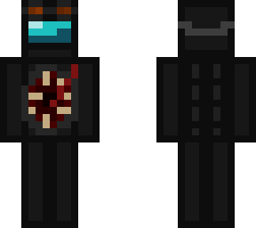 fixed among us black imposter with googles (me, no skin)