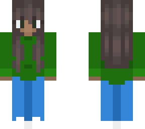 girl in green