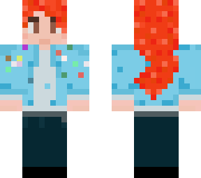 jimin orange hair (female)