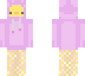 kawaii duck with fishnets 1