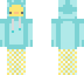 kawaii duck with fishnets 2