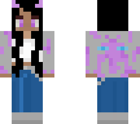 lavender enderman - dark jeans