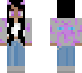 lavender enderman - dull jeans