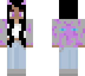lavender enderman - light jeans