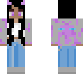 lavender enderman - med jeans
