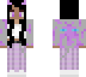 lavender enderman - plaid jeans