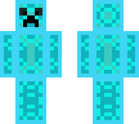 light blue custom creeper
