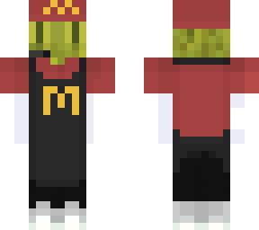 melon man at mc donalds